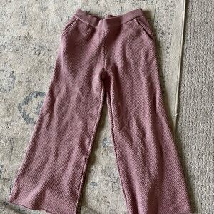 Women's Textured Mauve Pants